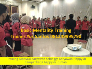 Training Basic Mentality